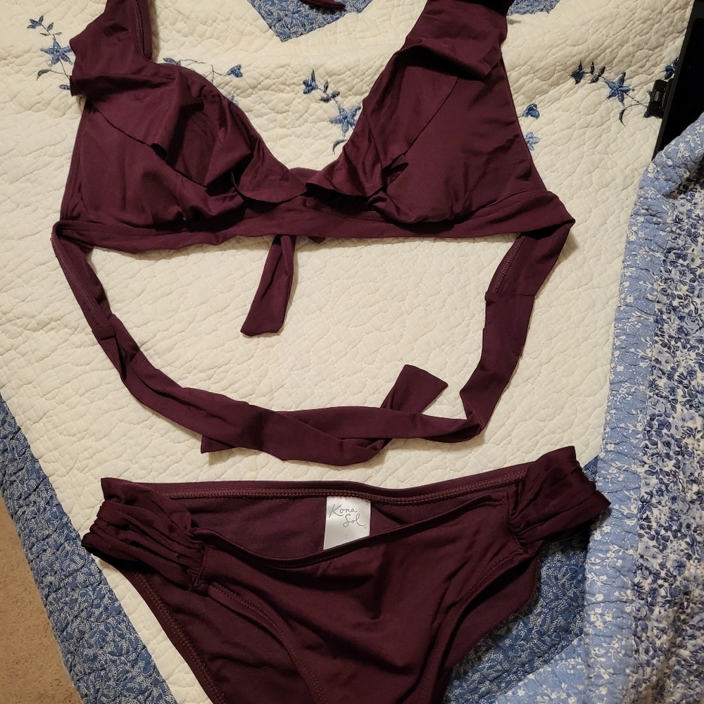 Two piece swim wear